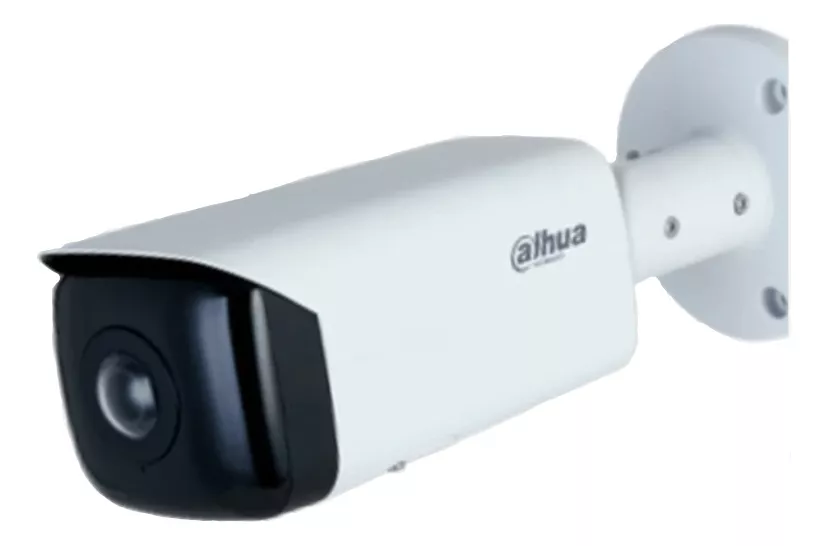 CAMARA IP BULLET PANORAMICA 180 4MP IR 20MTS POE AUDIO COLOR BLANCO