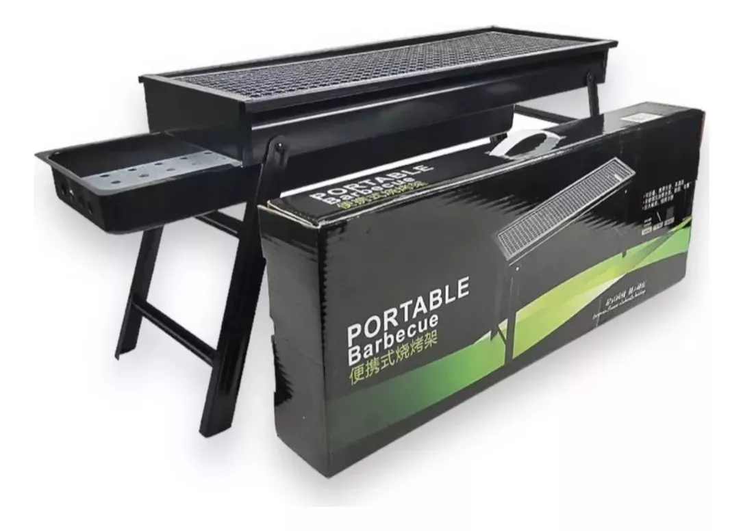 PARRILLA PORTATIL CARNE ASADA EXTERIORES CAMPING ASADOR MINI.