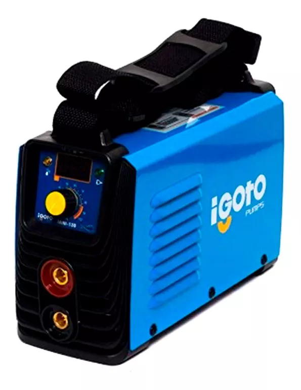 INVERSORA SOLDADORAIGOTO MINI-200 200A, MULTIVOLTAJE COLOR AZUL