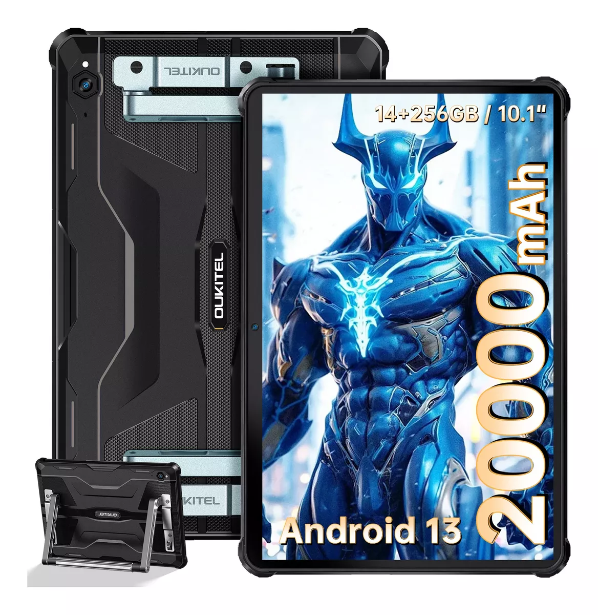 TABLETA OUKITEL RT6 DE 10,1 PULGADAS, 20000 MAH, 14 GB+256GB