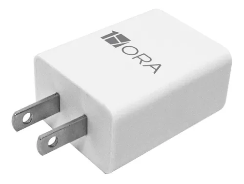 Cargador de Pared USB 2.0A 1HORA GAR107, Cubo 1 puerto USB Blanco