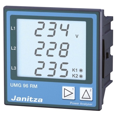 Analizador de redes 90-277VAC, 90-250VDC - Instrumento de medición multifunción UMG 96RM #5222061