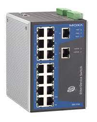 MOXA EDS-516A 16 PORT MANAGED ETHERNET SWITCHES - BLACK