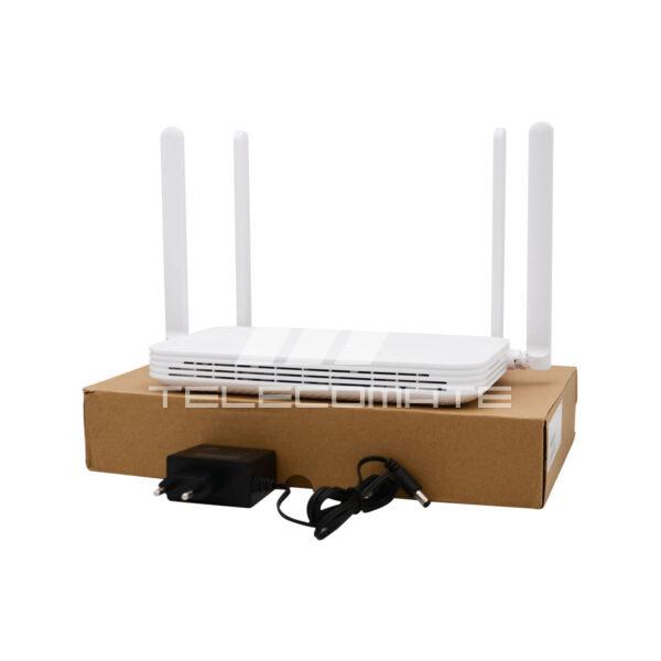 Huawei OLT compatible EG8247W5 GPON Optical Network Terminal with 4*GE+1*POTS+1*USB+CATV+2.4G&5G WiFi, 5dBi