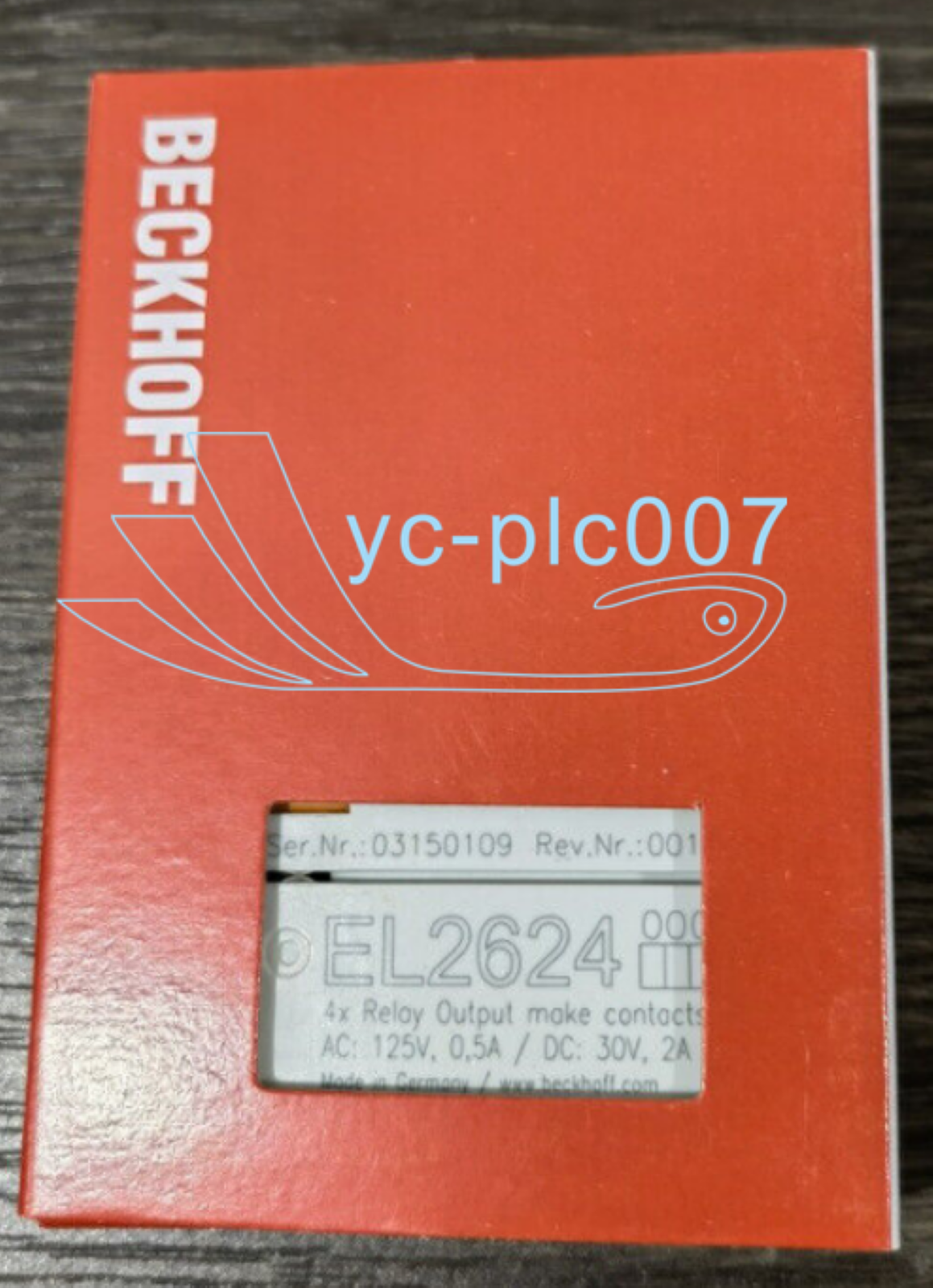 Salida de contacto del módulo BECKHOFF EL2624 EL2624-000