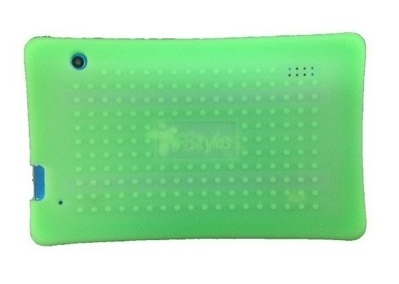 STYLOS CA FUNDA DE SILICON ANTIGOLPES 7 VERDE COMPATIBE CON 3G