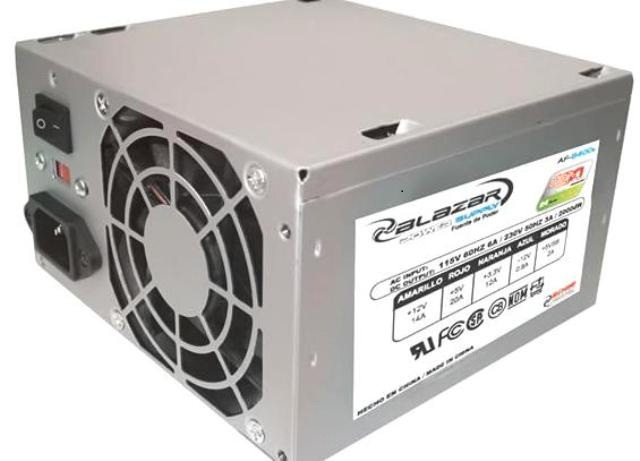 ACTECK PW AF-B500P EDGE PW POWER SUPPLY 500W MICRO ATX 20 + 4