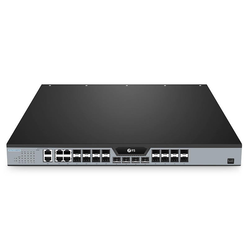 OLT3610-08GP4S, 8 puertos GPON con 4 × Gigabit combo, 4 × 1G SFP y 4 × 10G SFP+ puertos de enlace ascendente