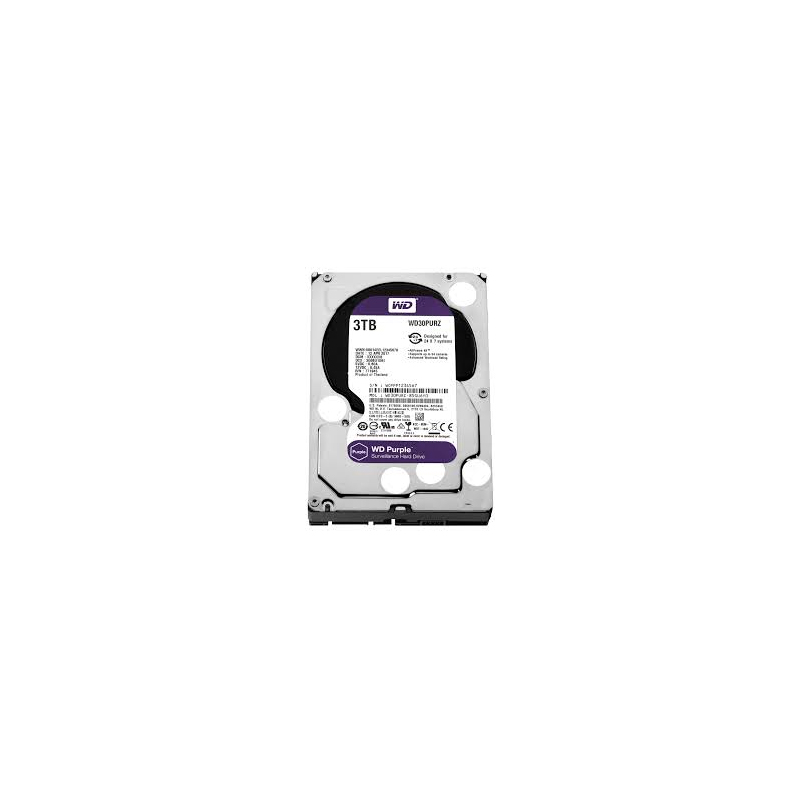 WESTERN DIGITAL WD30PURZ PURPLE 3TB SATA 3.5, SUPPORT 4K