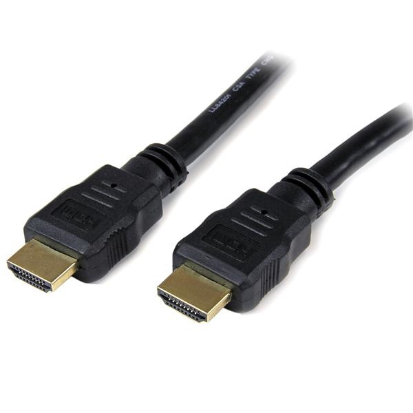 StarTech.com Cable HDMI de Alta Velocidad, HDMI Macho - HDMI Macho, 4K, 30Hz, 1.5 Metros, Negro HDMM150CM