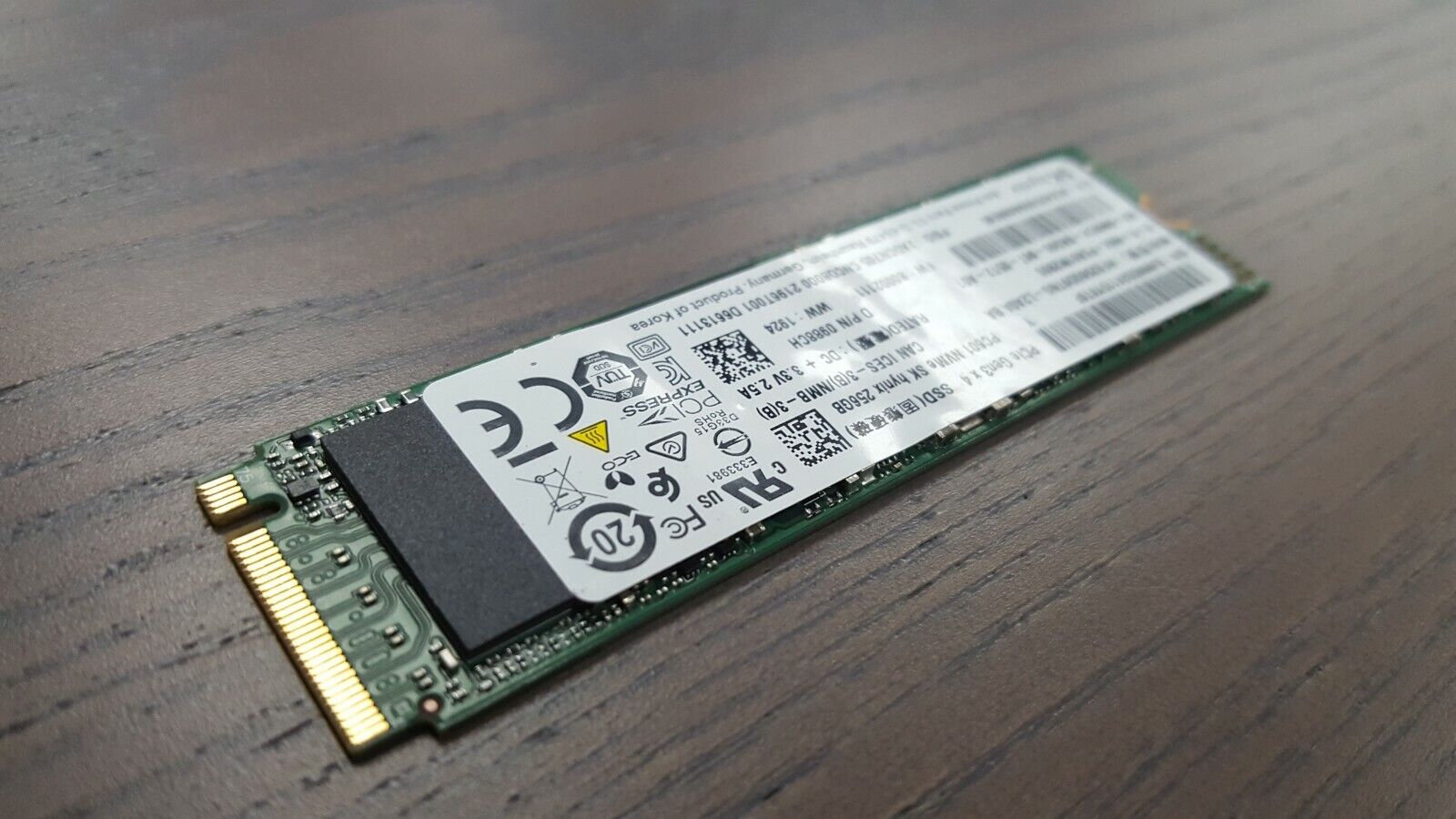 Unidad de estado sólido HFS256GD9TNG-L2A0A SK hynix PC601 PCIe Gen3 x4 NVMe 256 GB SSD