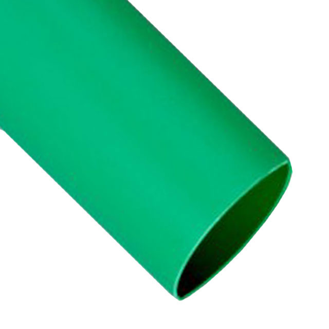 Termocontraíble Tubería flexible 0.500" (12.70mm) 2 a 1 Verde 4.00 (1.22m)