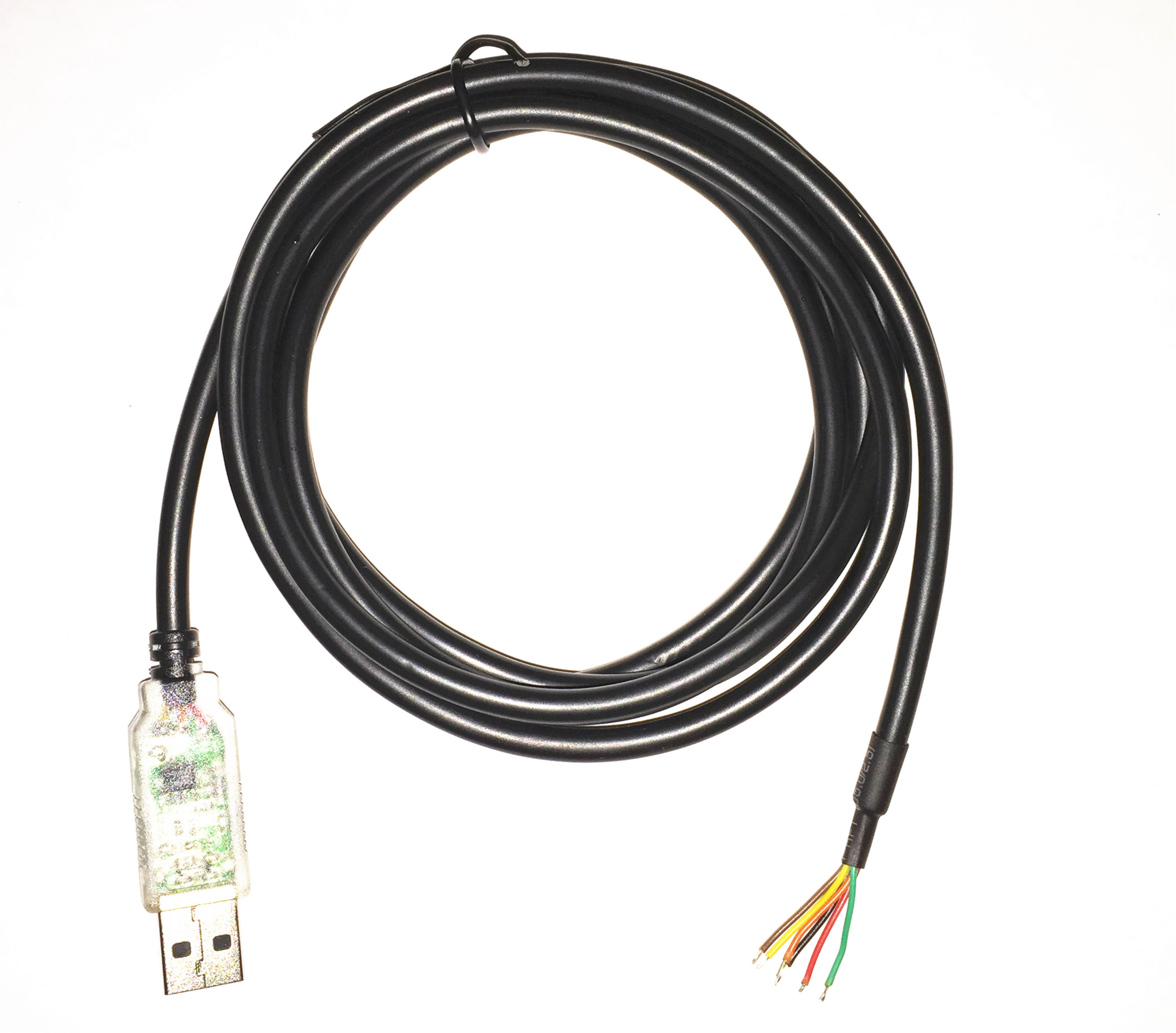 EZSYNC FTDI CHIP USB TO RS485 CABLE WITH TX/RX LEDS, WIRE END, 1.5M, USB-RS485-WE COMPATIBLE, EZSYNC010