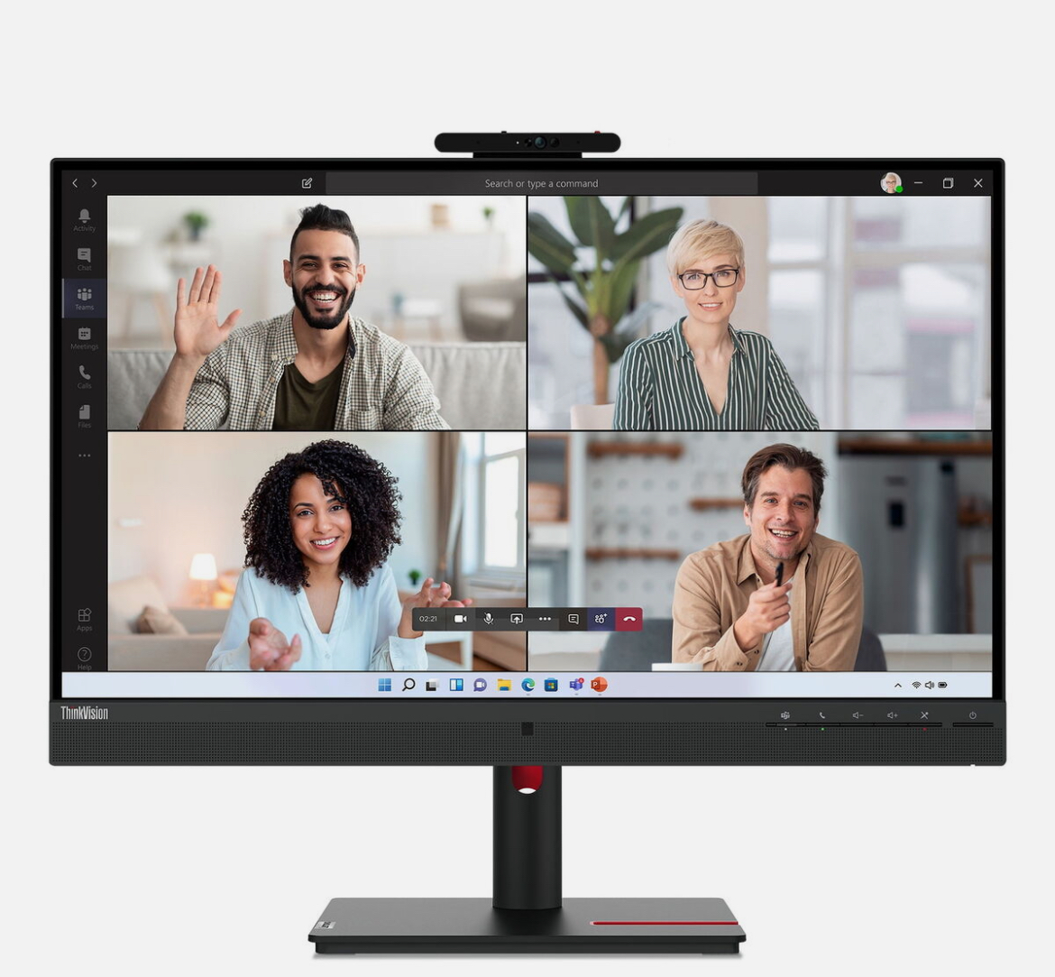 LENOVO THINKVISION T27HV-30 27" CLASE CÁMARA WEB WQHD LCD MONITOR - 16:9 - RAVEN