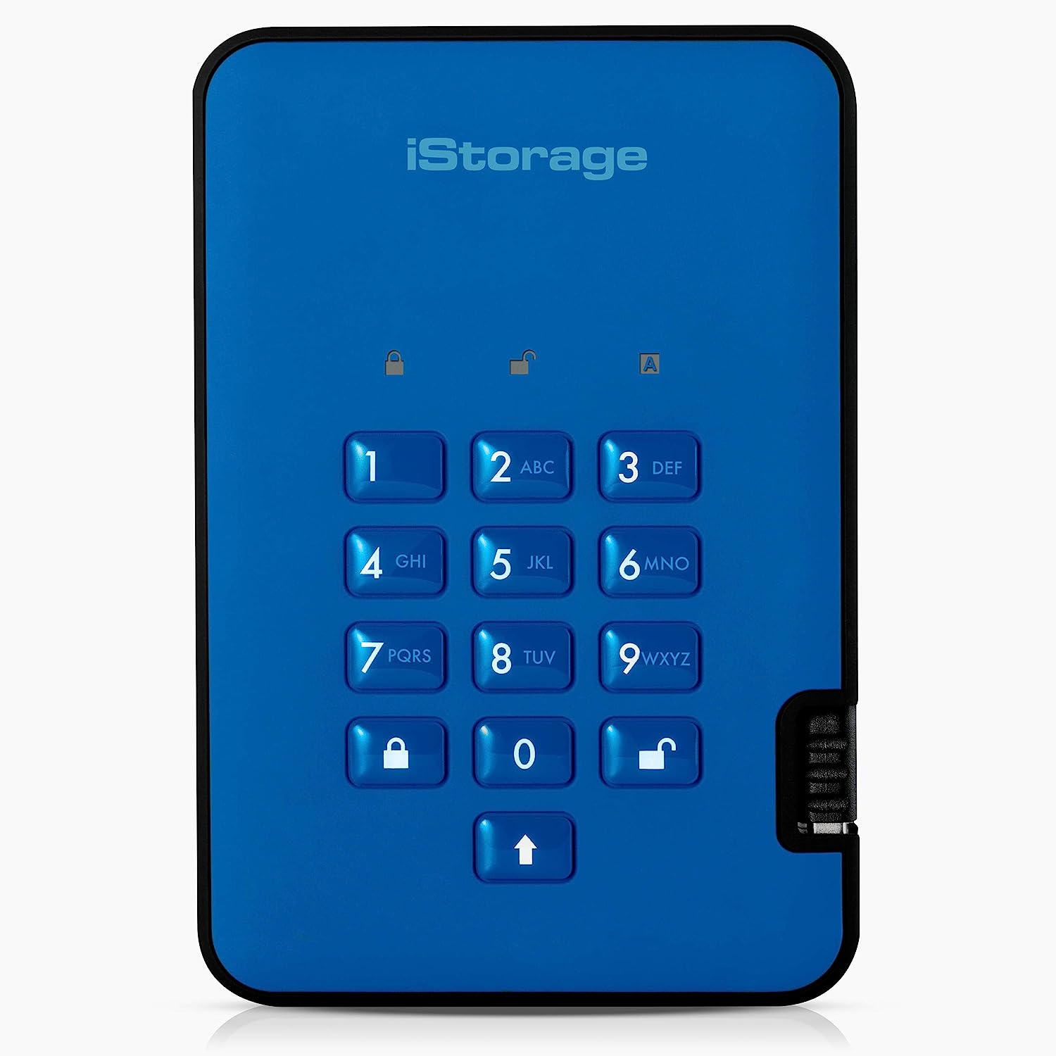 iStorage is-da2 – 256-ssd-128-b 128 GB diskashur2 USB 3.1 portátil cifrados Disco Duro SSD – Phantom negro, Azul Océano