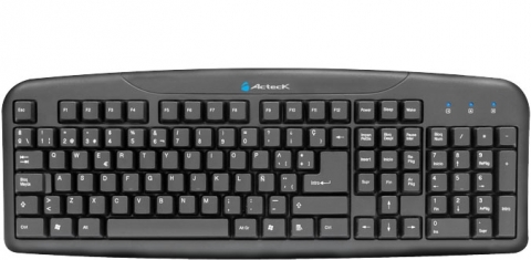 ACTECK KB AT-3000 TECLADO MULTIMEDIA USB NEGRO