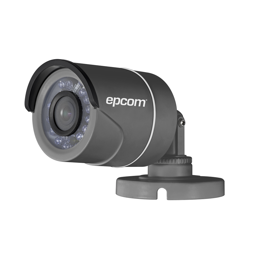 LB7TURBOV CAMARA BULLET HIBRIDA LEGEND TURBOHD 720P (ANALOGICO 1200TVL/ HD-TVI 720P) CON LENTE VARIFOCAL 2.8 12MM E IR INTELIGENTE PARA 40M COLOR GRIS