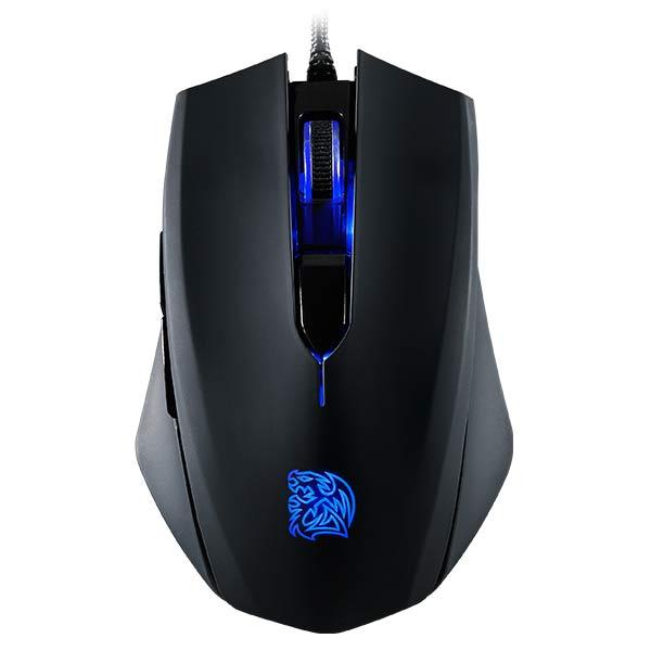 THE MS  MO-TLB-WDOOBK-01 TALON BLUE BLACK 3000 DPI BUTTONS 6 LED BLUE 1.5M