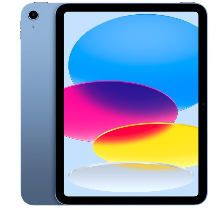 Apple iPad (10ª generación): con chip A14 Bionic, pantalla de retina líquida de 10.9 pulgadas, 64 GB, Wi-Fi 6, cámara frontal de 12 MP/trasera de 12 MP, Touch ID, duración de la batería durante todo