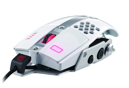 THE MS LEVEL 10M MO-LTM009DTJ WHITE Tt ESPORTS GAMING MOUSE LASER USB 8200DPI 7 BOTONES EFECTO LUZ CABLE 1.8 MTS IRON