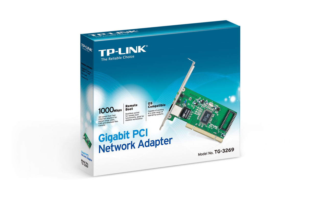 ADAPTADOR DE RED PCI GIGABIT DE 32BIT  CHIPSET REALTEK RTL8169SC  P