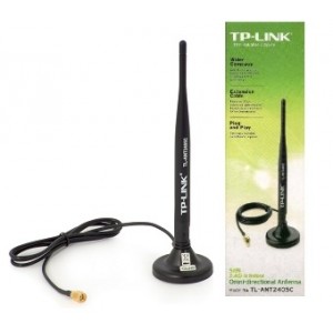 TP-LINK NP TL-ANT2405C ANTENA INTERIOR OMNIDIRECCIONAL 5DBI CABLE 1.3 MTS CONECTOR RP-SMA