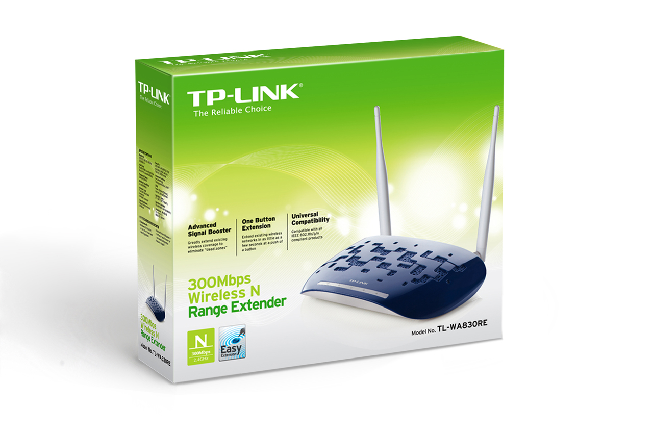 EXTENSOR DE RANGO TP-LINK/DESK/ALTA POTENCIA/WIFI/N300/TL-WA830RE