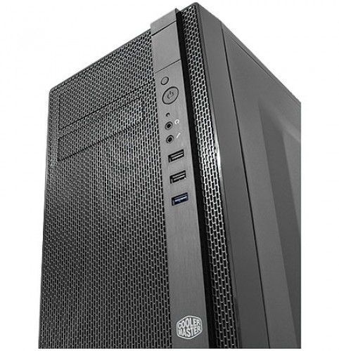 CM CS N200 NSE-200-KKN1 Mini tower M/B Type microATX, Mini-ITX Dim 202 x 378 x 445 mm 5.25 Drive x 1, 3.5 Drive x 3, 2.5 Drive x 4, Slots Exp x 4