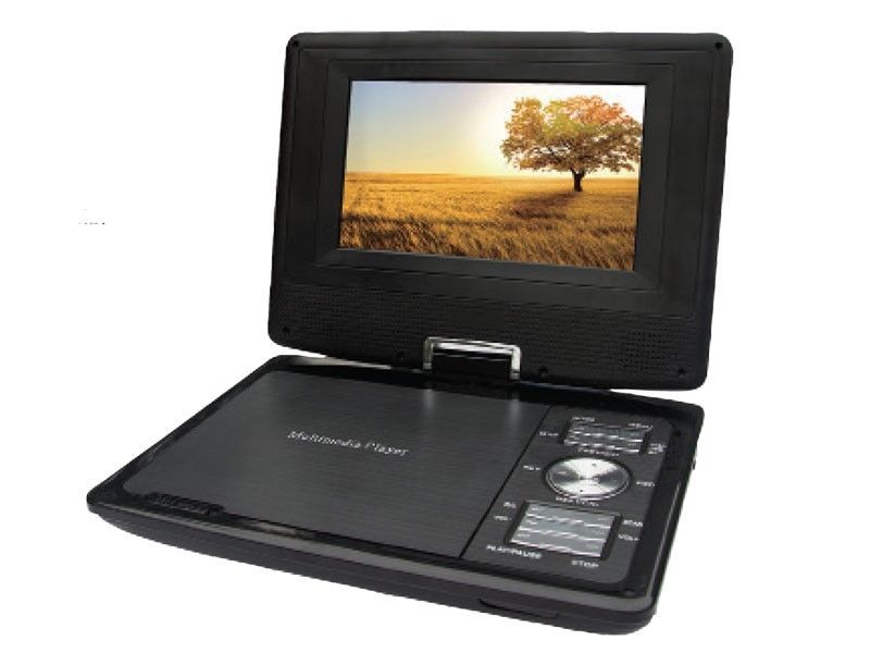 QFX PDT 307DTV 7 Portable DVD CD Player TV Rechargeable USB SD Game Function