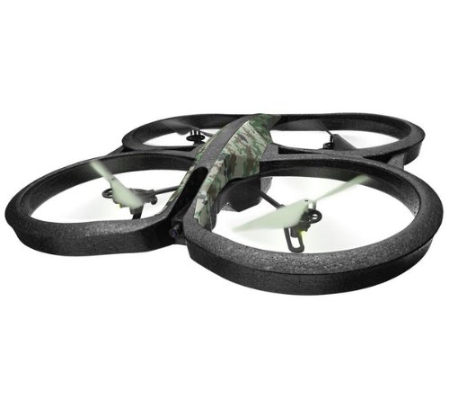 Parrot AR.Drone 2.0 Elite Edition Quadricopter - Wifi - Free App iOS & Android - Record HD 720p movies - Jungle