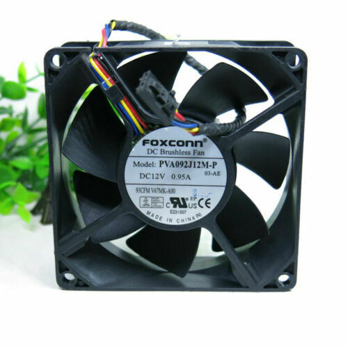 Ventilador FOXCONN PVA092J12M-P 12V 0.95A 90x90x32mm 4-Pin Case/CPU Cooling Fan