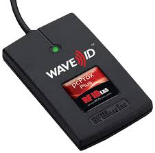 RF IDeas - PcProx Plus Enroll Black 16 inch USB RFID Card Reader