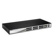 SWITCH SMART D-LINK/CAPA2/QoS/VoIP/VLAN/2 SFP PORT/DES-1210-28