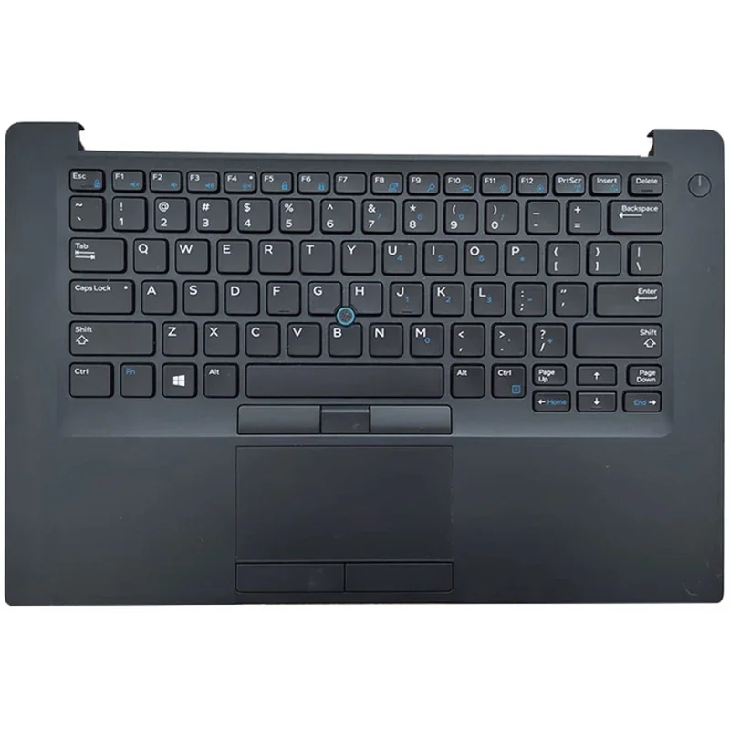 FUNDA PARA PORTÁTIL DELL LATITUDE 7480, 7490, E7480, E7490, REPOSAMANOS, CARCASA SUPERIOR C CON TECLADO RETROILUMINADO DE EE. UU.