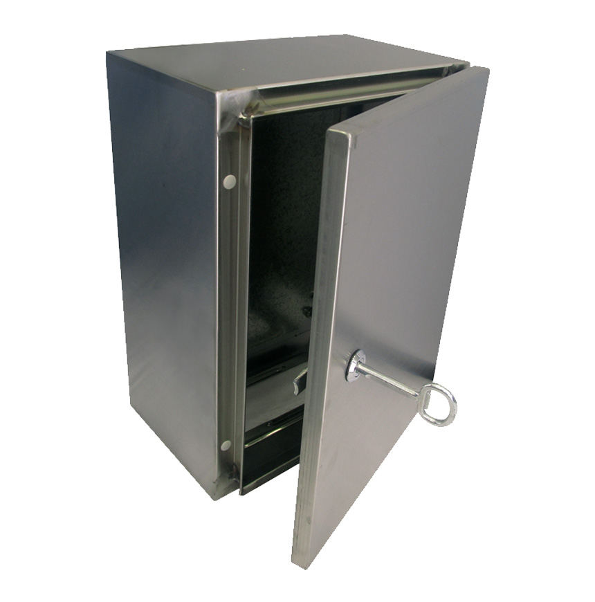 GABINETE EN ACERO INOXIDABLE 20X20X15
