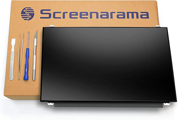 SCREENARAMA pantalla de repuesto para Dell P/N 8CFJ3 DP/N 08CFJ3, HD 1366x768, mate, pantalla LED LCD con herramientas