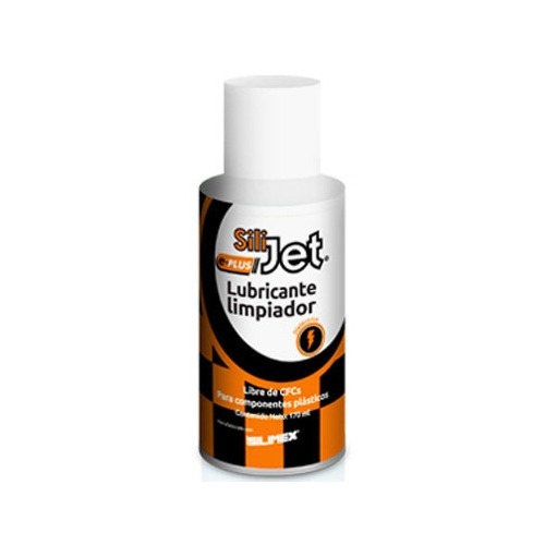 SILIMEX CA SILIJET-E-PLUS LUBRICANTE LIMPIADOR DIELECTRICO 170ML PARA COMPONENTES PLASTICOS  1 pieza, Por caja hasta 25 piezas