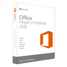 LICENCIA MICROSOFT OFFICE HOMEANDBUSINESS 2016 32/64 SP T5D-02294/2713