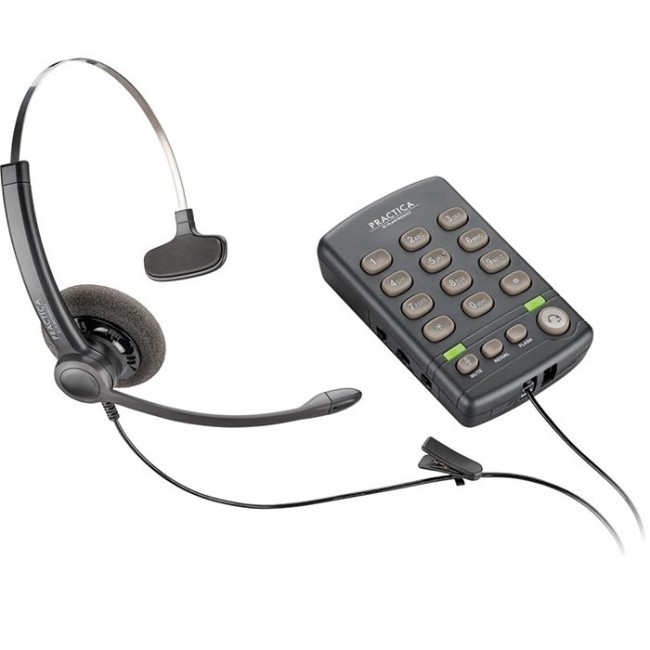 TELEFONO PLANTRONICS C/DIADEMA TIPO PRACTICA T110