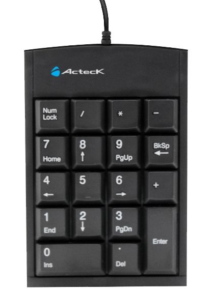 ACTECK KB KP-300 TECLADO NUMERICO USB  NEGRO