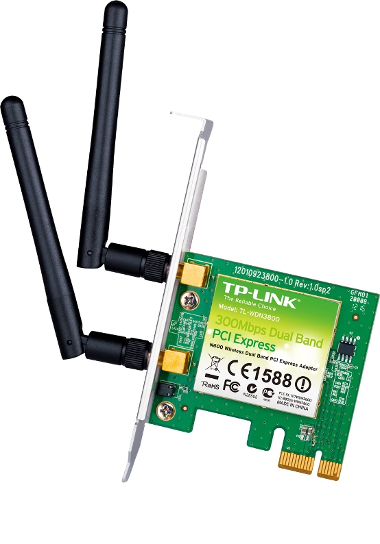 TARJETA DE RED WIRELESS-N PCI-E BANDA DUAL N600 TL-WDN3800