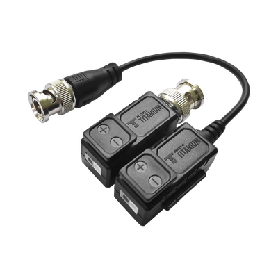 Kit de Transceptores (Baluns) con Terminal PUSH SUPERIOR, Resolución 4K , Cable flexible COAXIAL Blindado / COAXITRON / AUDIO POR COAXITRON / Menu OSD /Conector 100% COBRE / protección TVS, Calidad PREMIUM TT-101-F-TURBO