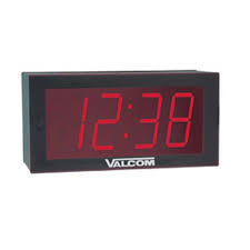 Valcom IP PoE Digital Clock 2.5in 4-Digits VIP-D425A