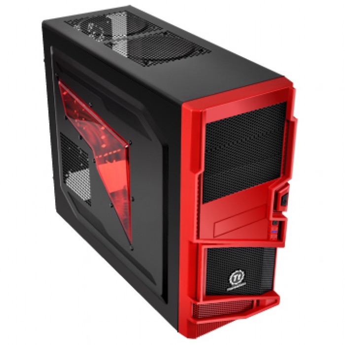 THE CS VN400A1W2N-B COMMANDER MS-I EPIC RD/BK Middle Tower M/B MICRO ATX, ATX Accessible: 3 x 5.25â€™â€™, 1 x 3.5â€™â€™- Hidden: 5 x 3.5â€™â€™, 1 x 2.5 Exp slots 7