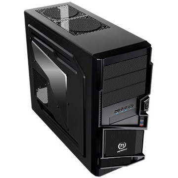 THE CS VN460B1W2U Commander MS-I Window Mid Tower M/B Micro ATX , Standard ATX BAYS  5.25x3 Ext. 3.5x1 Int. 3.5x 5 Exp Slots 7 PW 600w