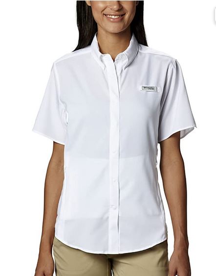 Camisa COLUMBIA DAMA BLANCA (XL7102-100)