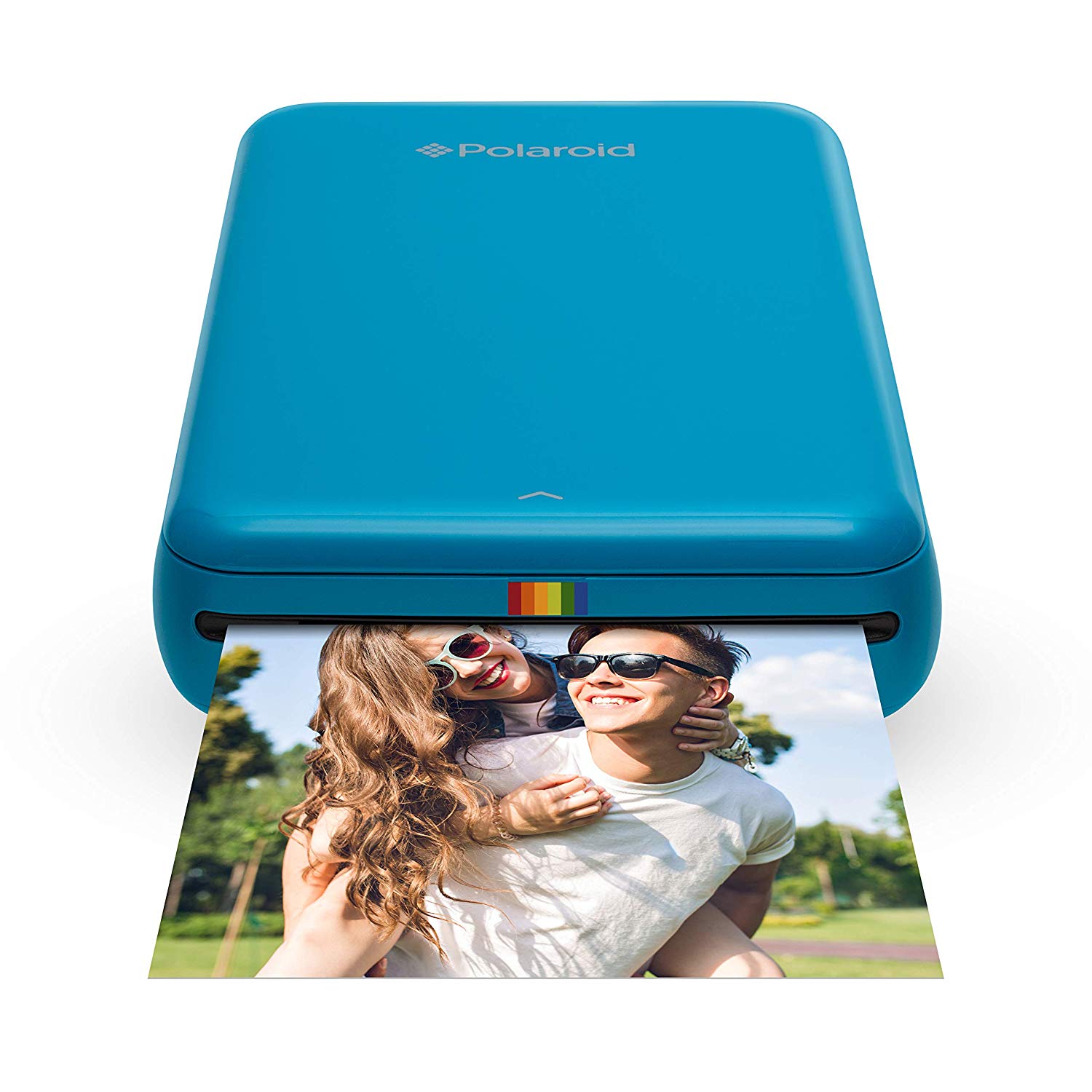 Polaroid ZIP Wireless Mobile Photo Mini Printer Blue Compatible w iOS & Android NFC Bluetooth Devices.