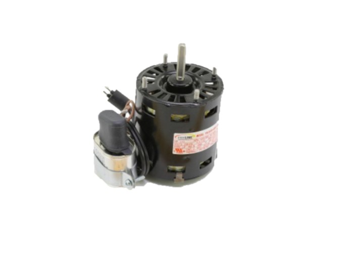 YSLB504B007XXXX FAN MOTOR 1/15 HP 208-230 VAC 1 PH 400/1650 RPM CCWLE LYALL POWER PLUG AND CAPACITOR