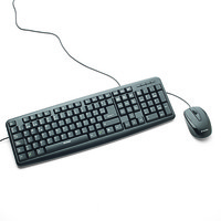 KIT BRAVO TECLADO Y MOUSE VERBATIM USB ALAMBRICO OPTICO 98111