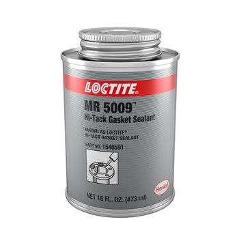 LOCTITE HI-TACK MR 5009 SELLADOR DE JUNTAS ROJO LÍQUIDO 16 FL OZ LATA CON TAPA CON CEPILLO - 1540591 - CONOCIDO ANTERIORMENTE COMO LOCTITE HI-TACK GASKET SEALANT